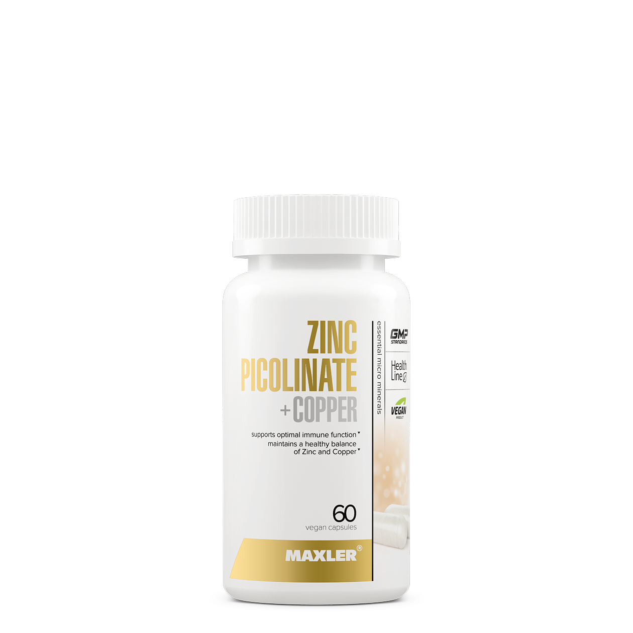 Zinc Picolinate + Copper - Buy Online via AMAZON | Maxler USA