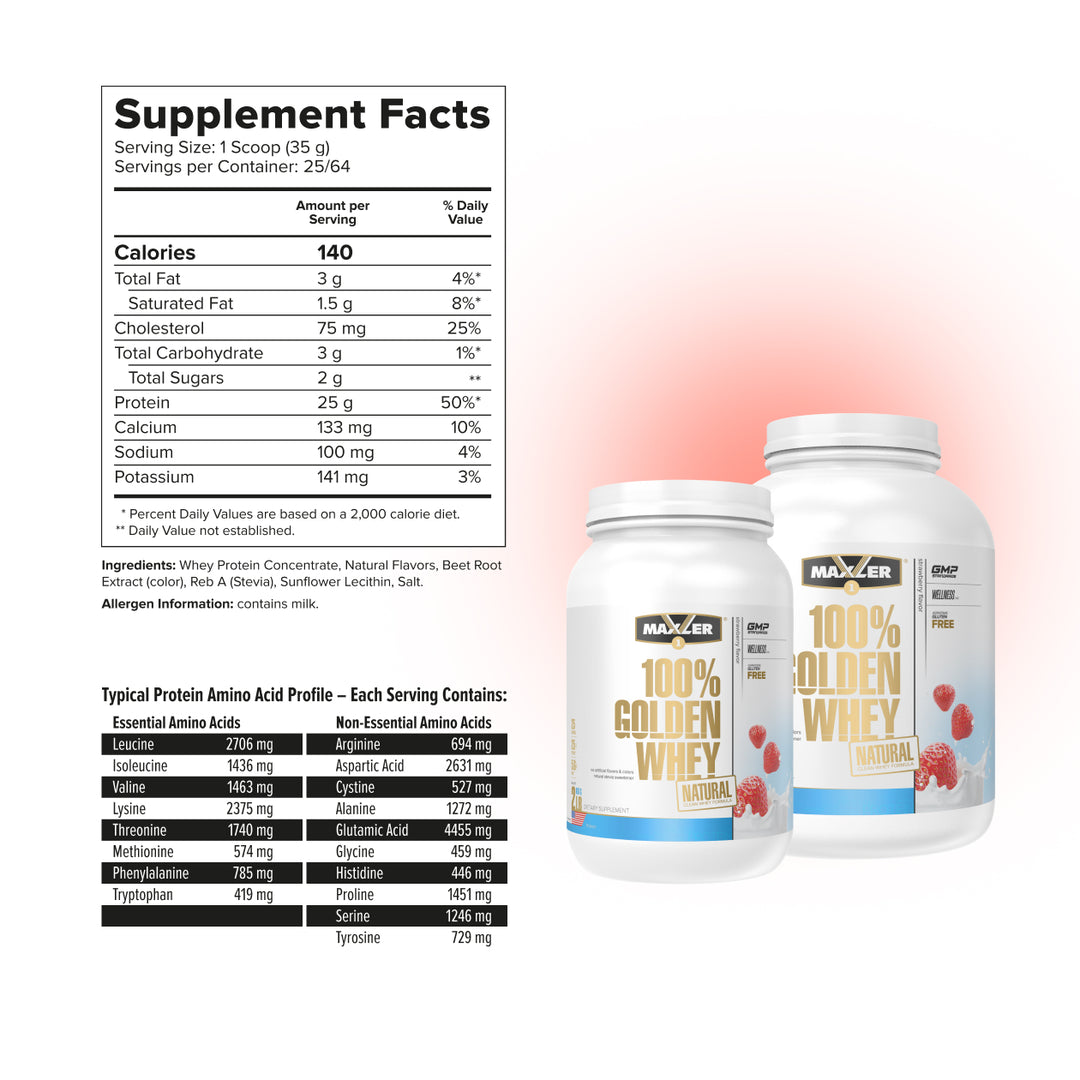 100% Golden Whey Natural