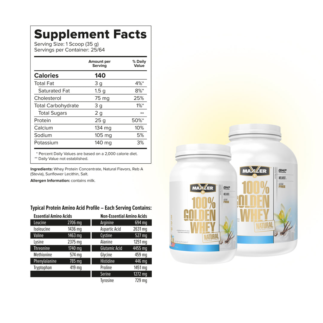 100% Golden Whey Natural