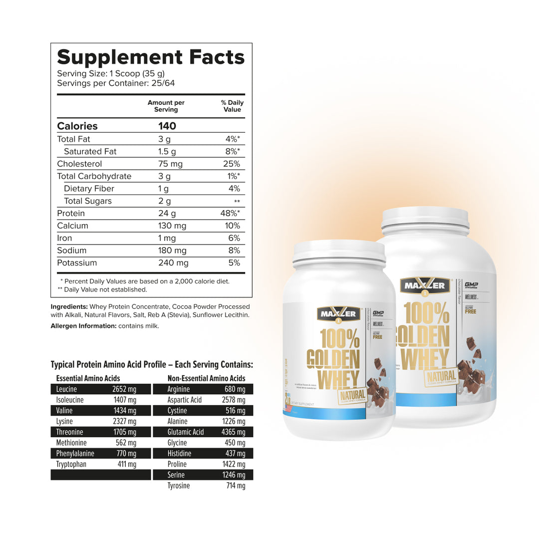 100% Golden Whey Natural