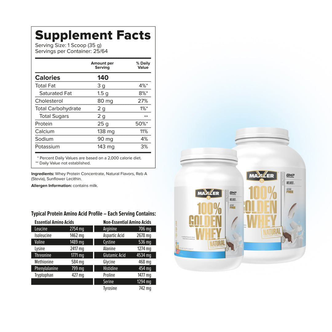 100% Golden Whey Natural