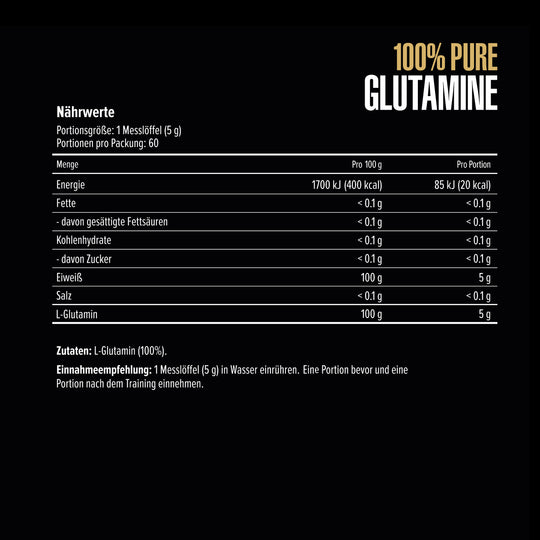 100% Pure Glutamine