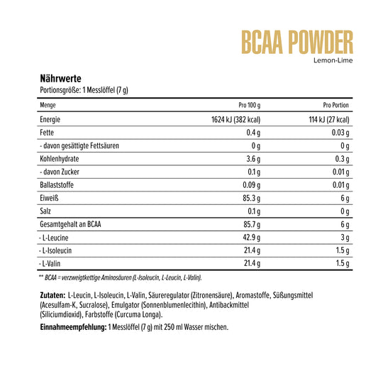 BCAA powder