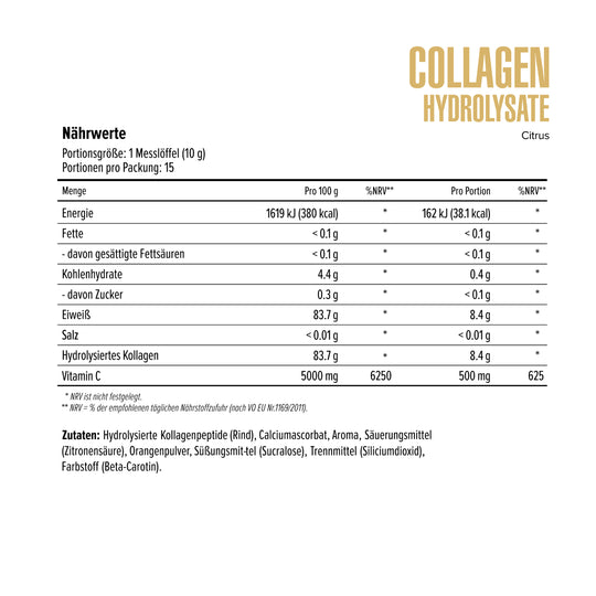 Collagen hydrolysate