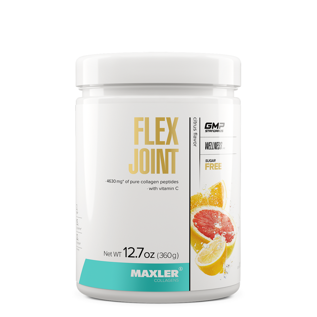 Maxler Flex Joint supplement container on a white background