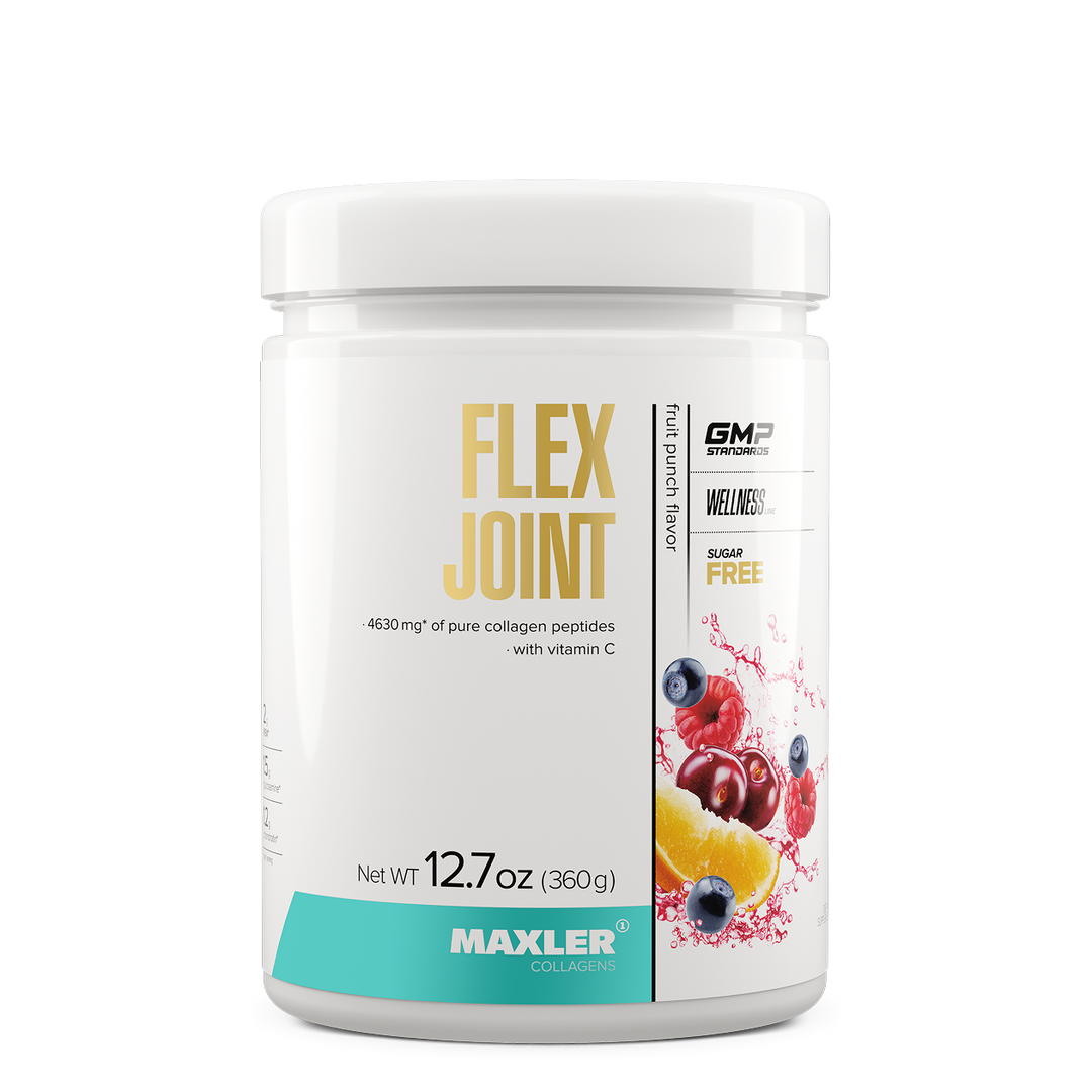 Maxler Flex Joint supplement container on a white background