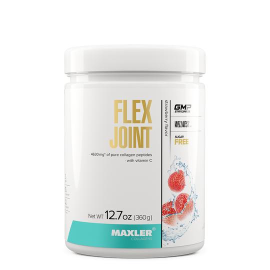 Maxler Flex Joint supplement container on a white background