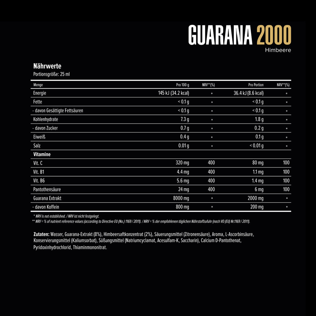 Guarana 2000 bottle
