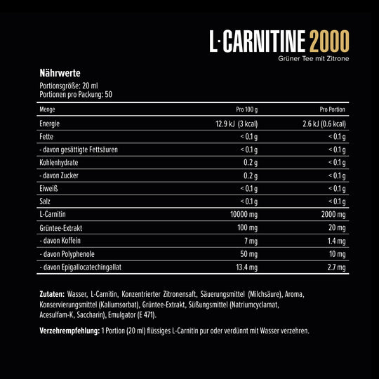 L-Carnitine 2000 Bottle