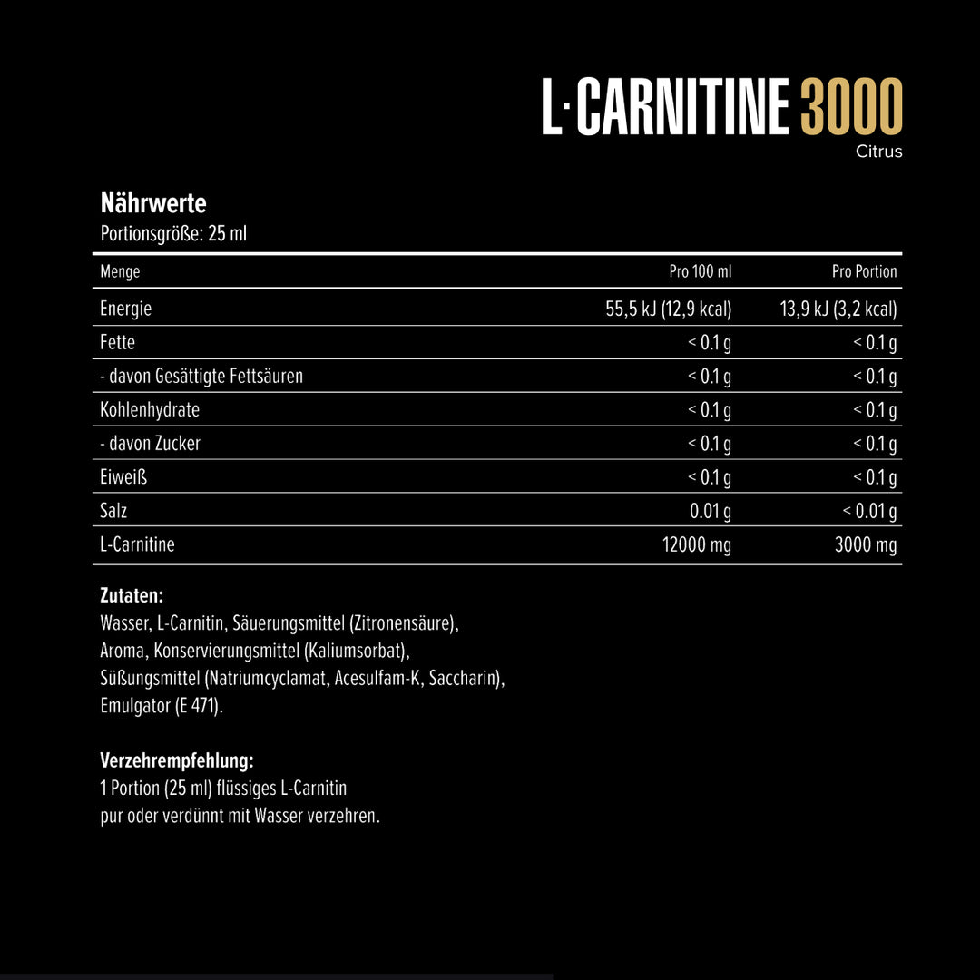 L-Carnitine 3000 bottle