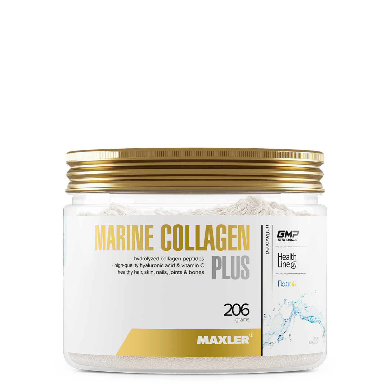 Maxler Marine Collagen Plus container on a white background