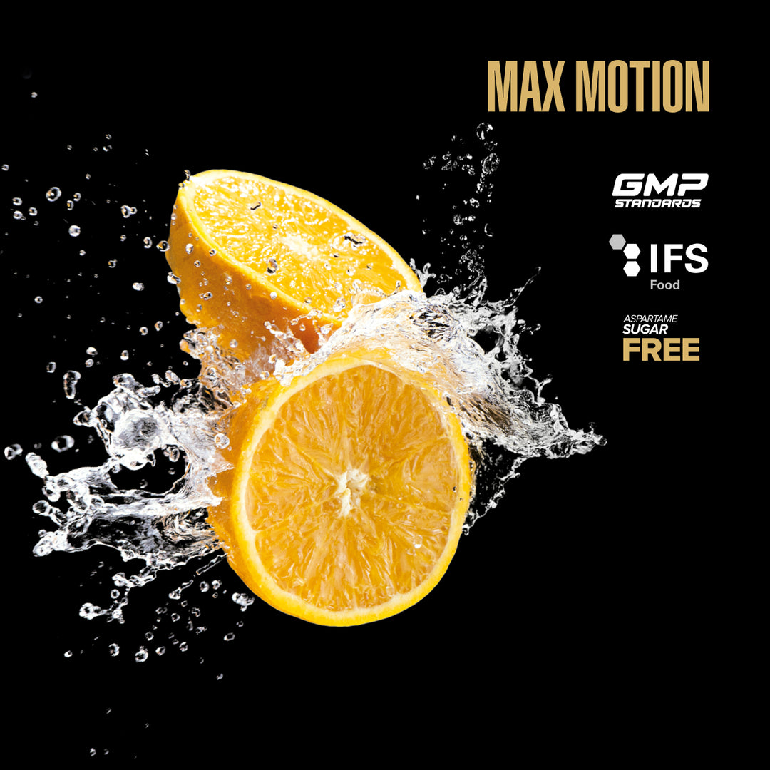  Maxler Max Motion Effervescent Tablets – orange flavour, isotonic sports drink, aspartame & sugar free, GMP & IFS certified, hydration and recovery support