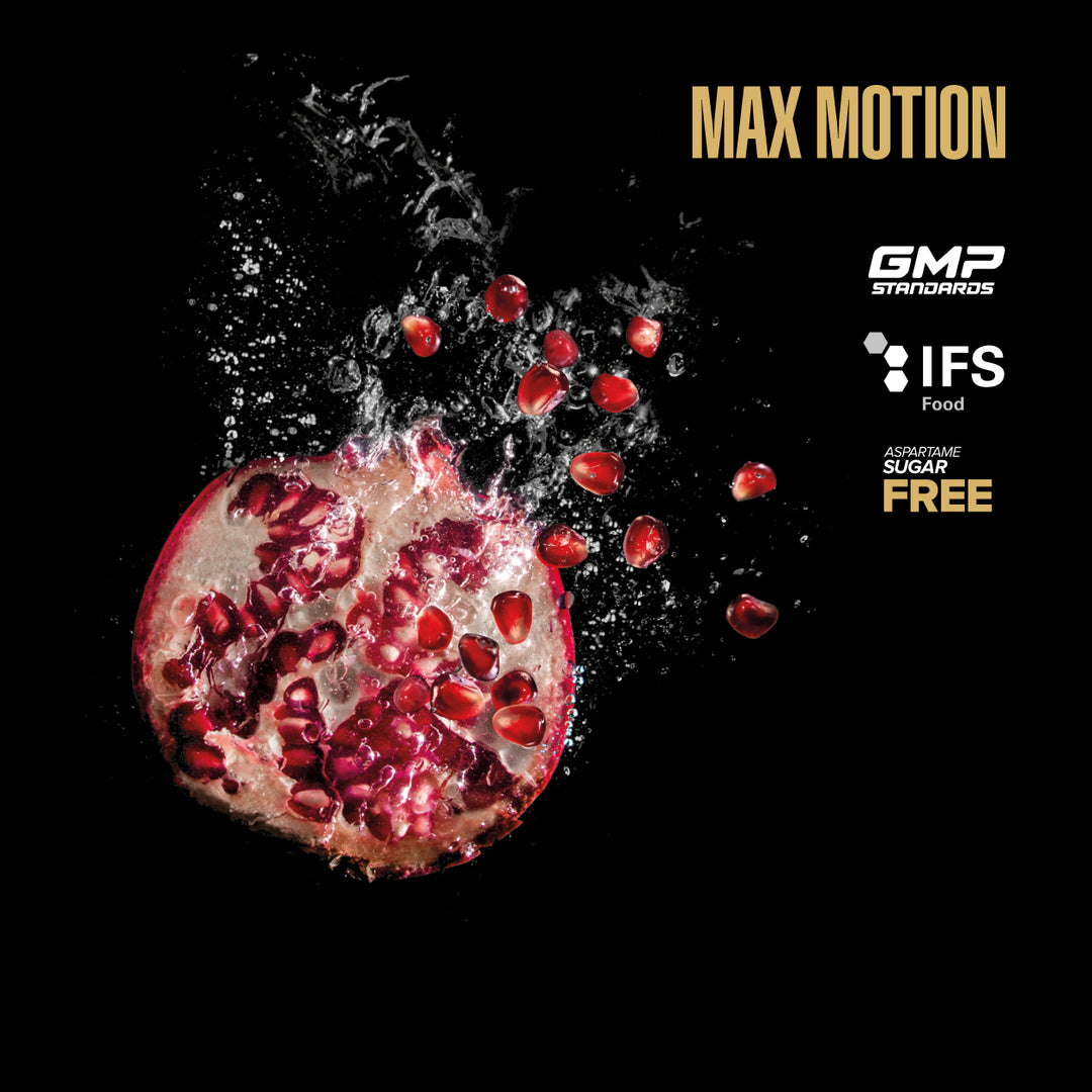 Maxler Max Motion Effervescent Tablets – pomegranate flavour, isotonic sports drink, aspartame & sugar free, GMP & IFS certified, hydration and recovery support