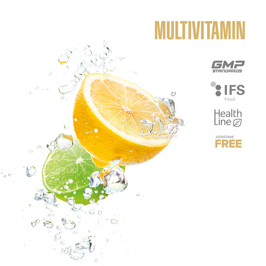  Maxler Multivitamin Effervescent Tablets – lemon-lime flavour, aspartame-free daily vitamin complex, GMP & IFS certified, Health Line, immune and metabolism support
