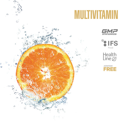  Maxler Multivitamin Effervescent Tablets – orange flavour, aspartame-free daily vitamin complex, GMP & IFS certified, Health Line, immune and metabolism support