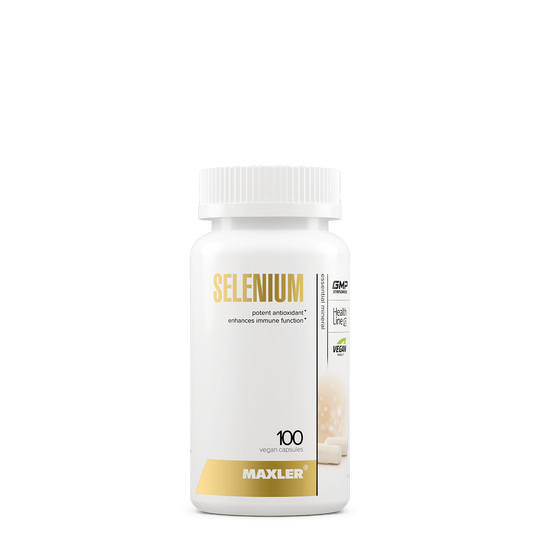 Maxler Selenium supplement bottle on a white background