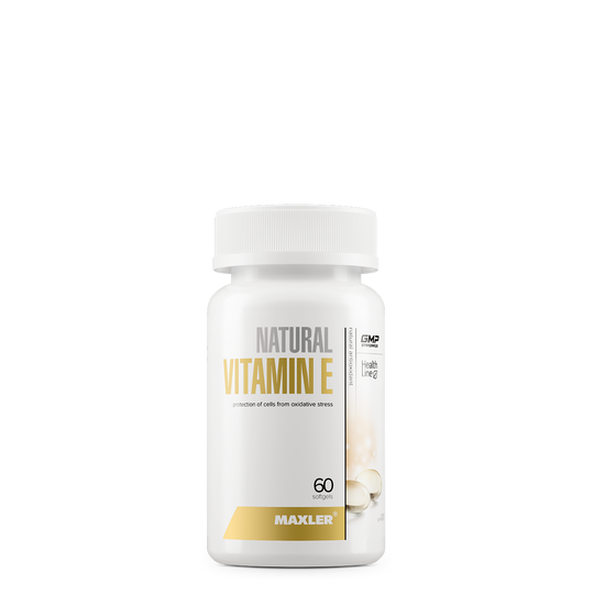 Vitamin E – 60 softgel capsules, d-alpha-tocopherol antioxidant, protection from oxidative stress, GMP & IFS certified