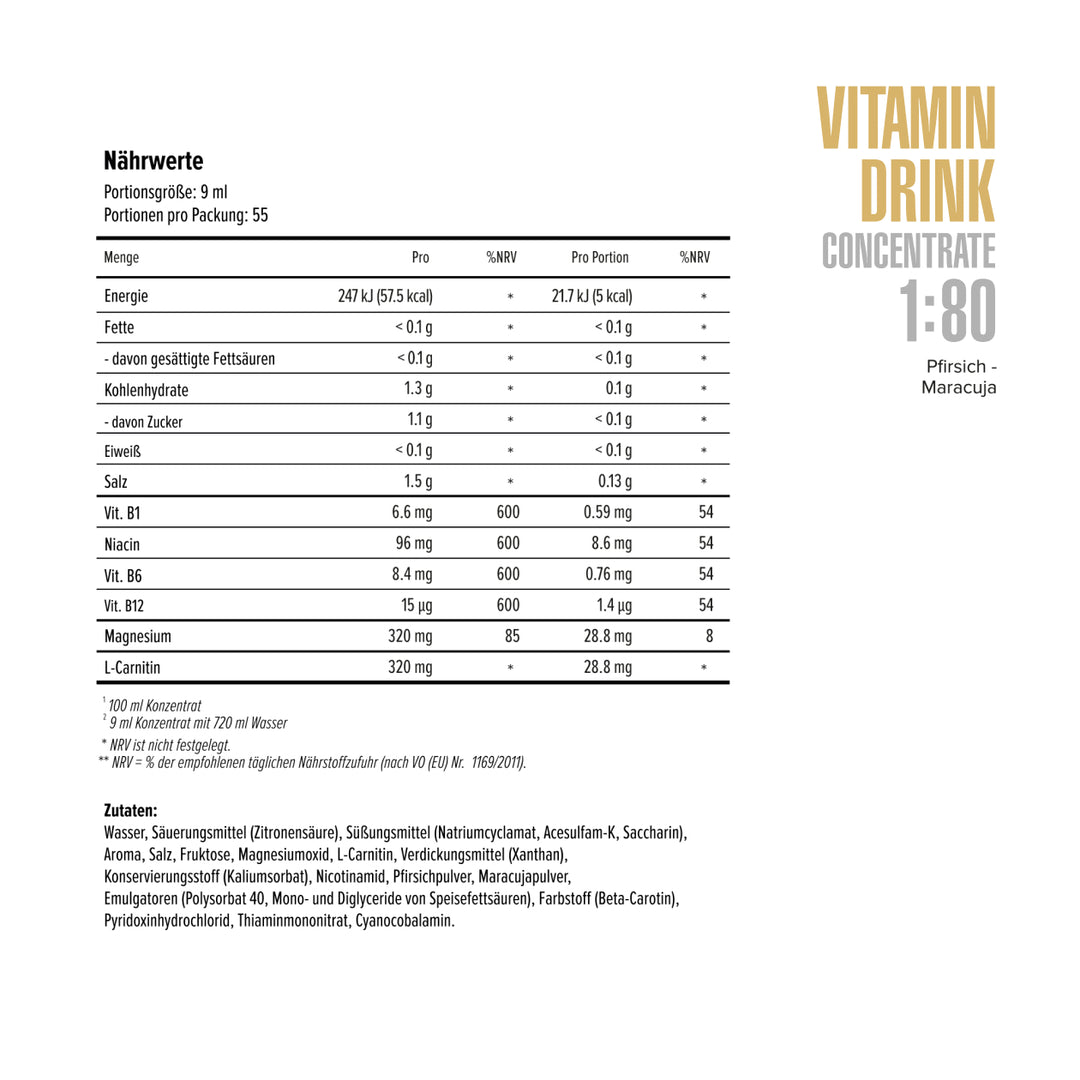 Vitamin Drink Concentrate