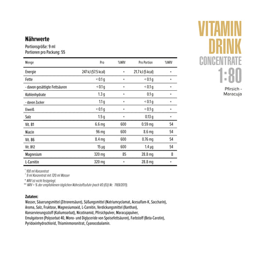 Vitamin Drink Concentrate