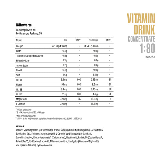 Vitamin Drink Concentrate