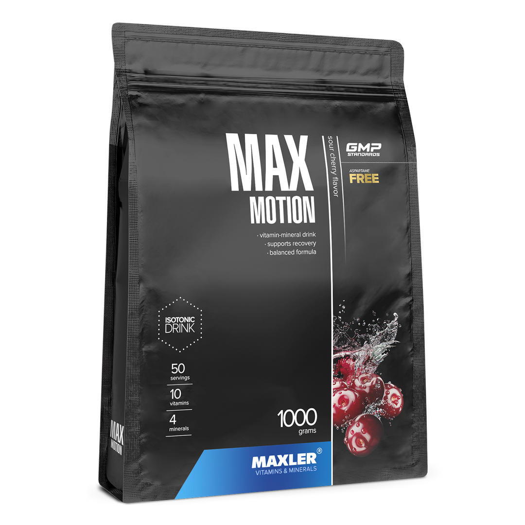 Maxler Max Motion cherry 1000 g isotonic drink powder bag