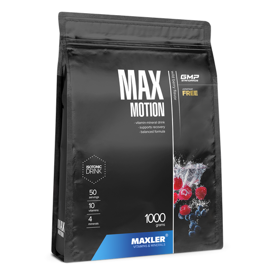 Maxler Max Motion wild berry 1000 g isotonic drink powder bag